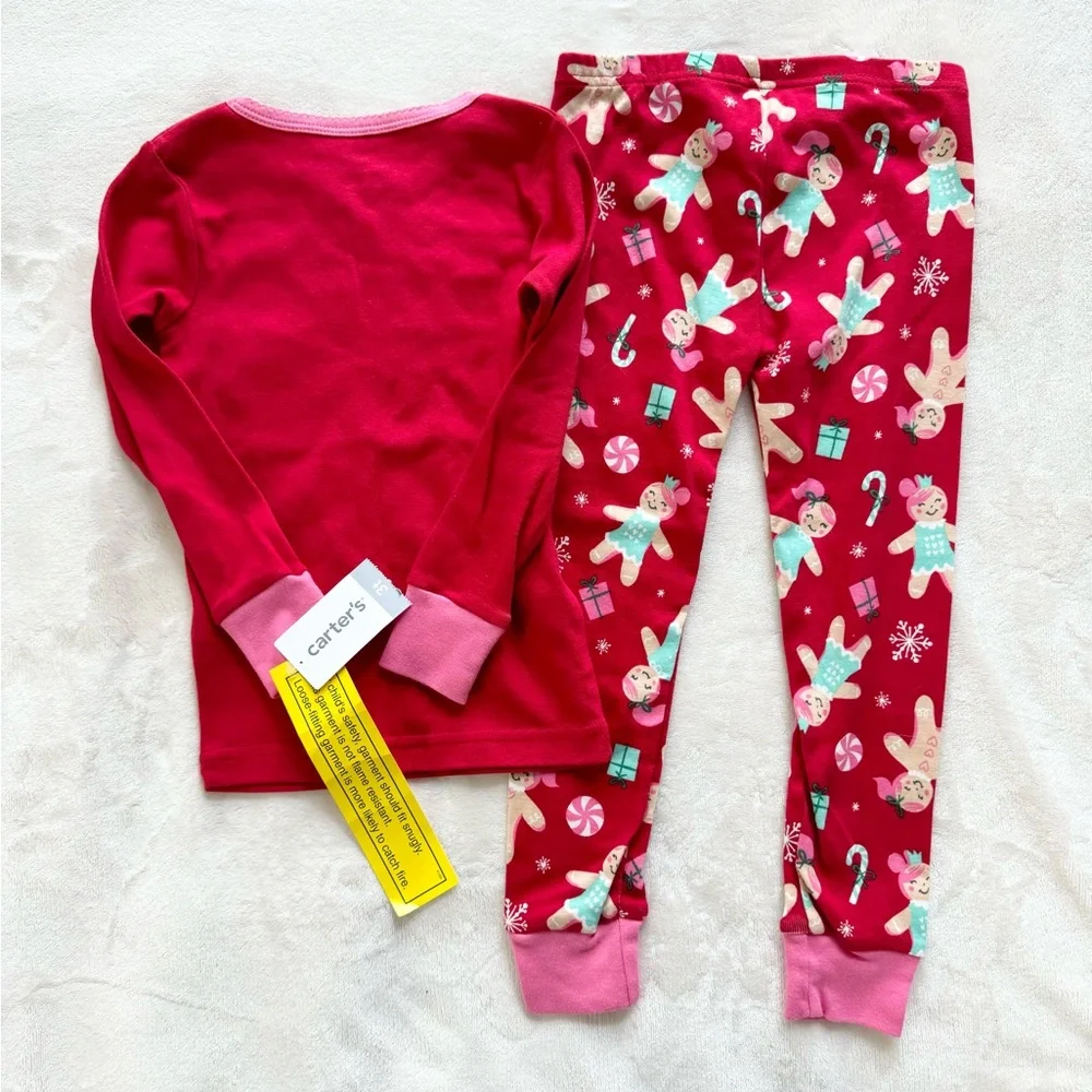 Carter’s 2-Piece Toddler Christmas Pajamas Dreaming of a Frosty Christmas 3T NWT